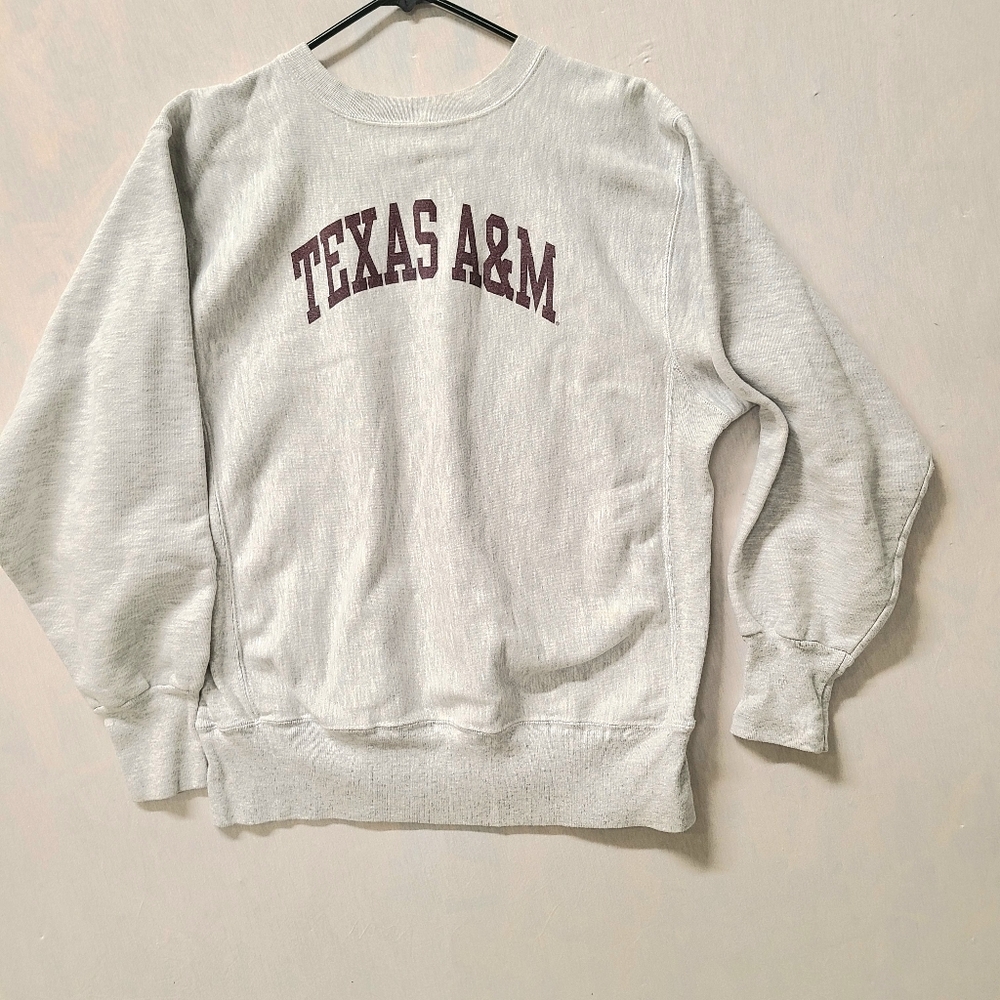 Vintage Brazos Sportswear Sweater Mens size XL made In USA  .LONG SLEEVE Gray